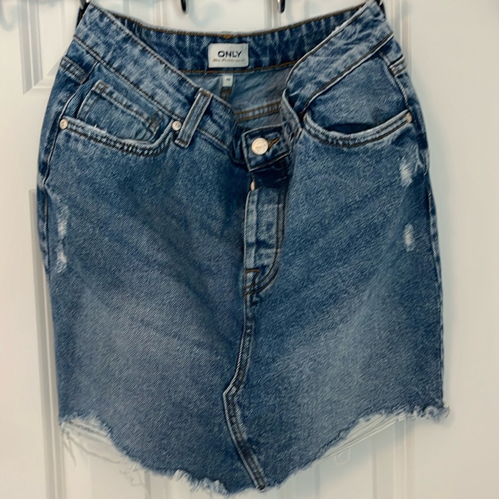 ASOS denim skirt